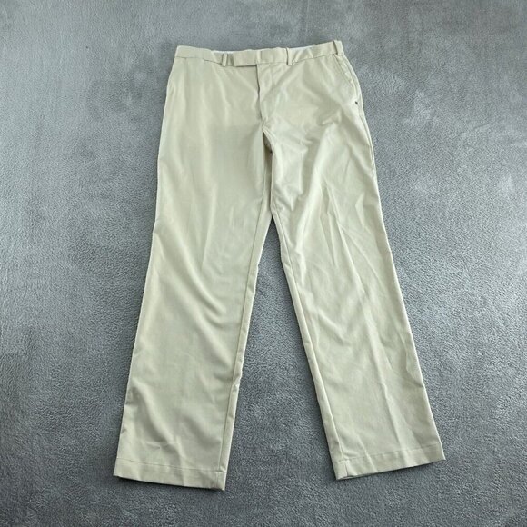 Ralph Lauren RLX Mens Beige Polyester Pants 36/34 2867 - Picture 1 of 11